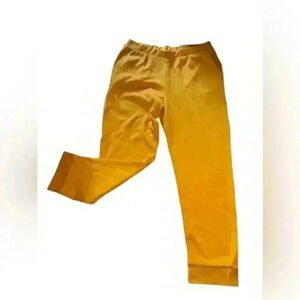 Zara Trafaluc Mustard‎ Yellow Knit Capris, M
